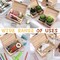 16 Pieces Unfinished Wooden Boxes with Hinged Lid Bulk Wood Box for Crafts Rectangle Keepsake Front Clasp Wooden Storage for Crafts Paint DIY Hobby Jewelry Arts, 6 x 3.7 x 2 Inch